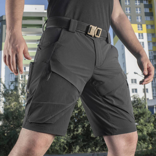 SHORT PANTS RUBICON FLEX - BLACK - M-TAC