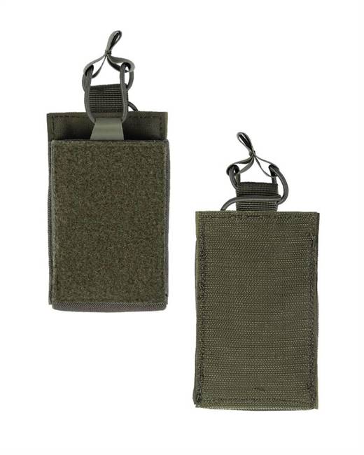 SINGLE MAGAZINE POUCH WITH HOOK N LOOP BACKSIDE - Mil-Tec® - OD