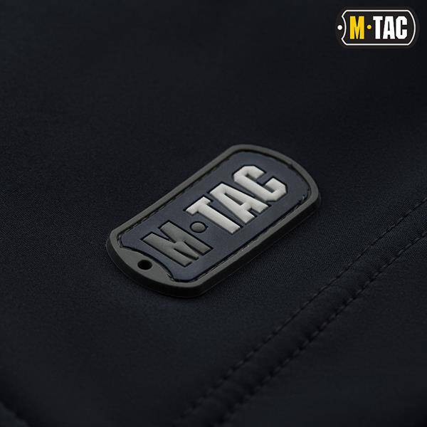 SOFTSHELL JACKET - M-TAC - DARK NAVY BLUE - WITH BADGES - PRISON POLICE ANP