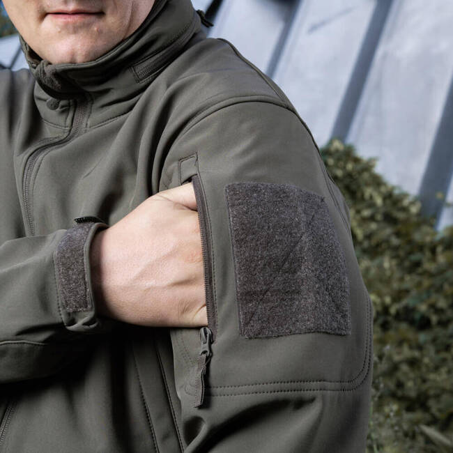 SOFTSHELL JACKET, OLIVE - M-TAC