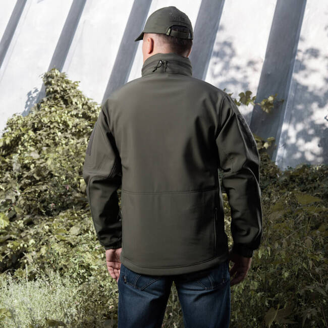 SOFTSHELL JACKET, OLIVE - M-TAC