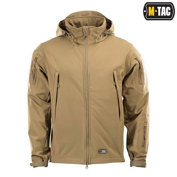 SOFTSHELL JACKET, TAN - M-TAC