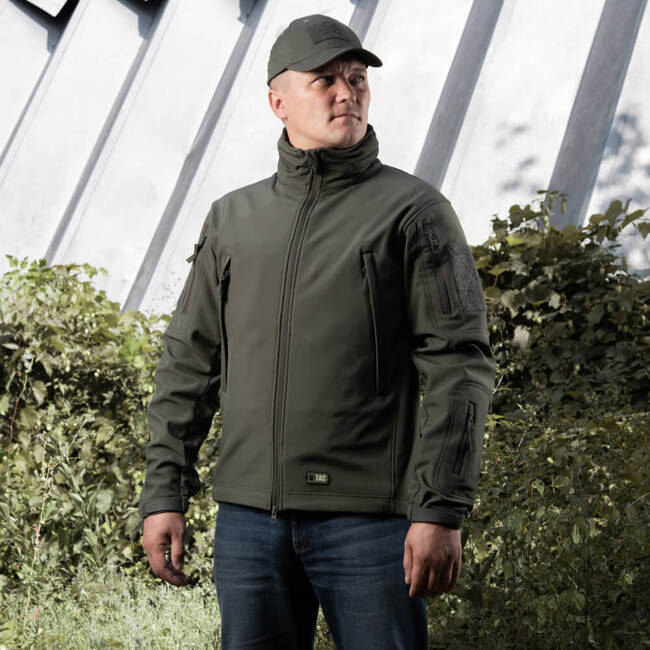 SOFTSHELL JACKET, TAN - M-TAC