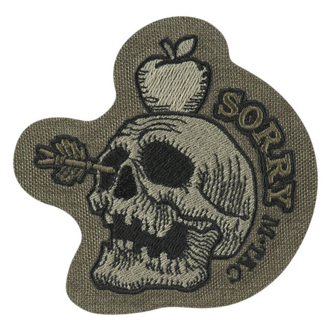 SORRY PATCH (embroidered) - OXFORD MATERIAL - RANGER GREEN - M-TAC