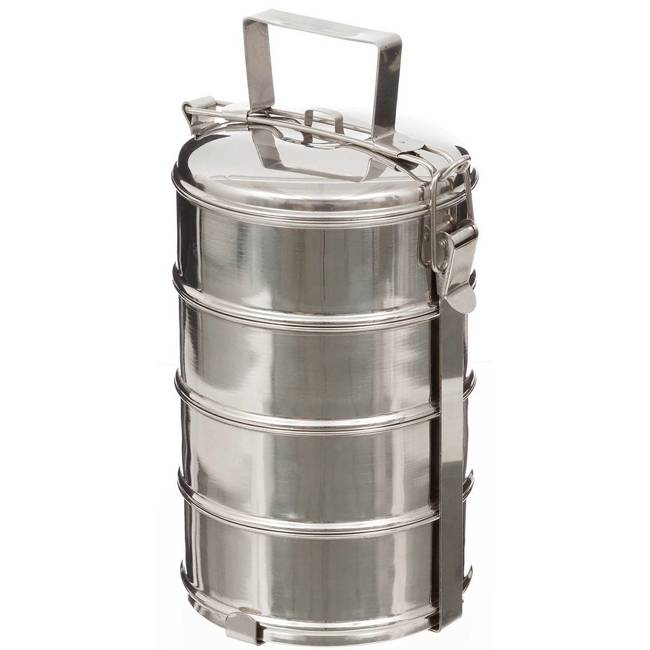 STAINLESS STEEL FOOD CANISTER - 4 PART - MFH® 