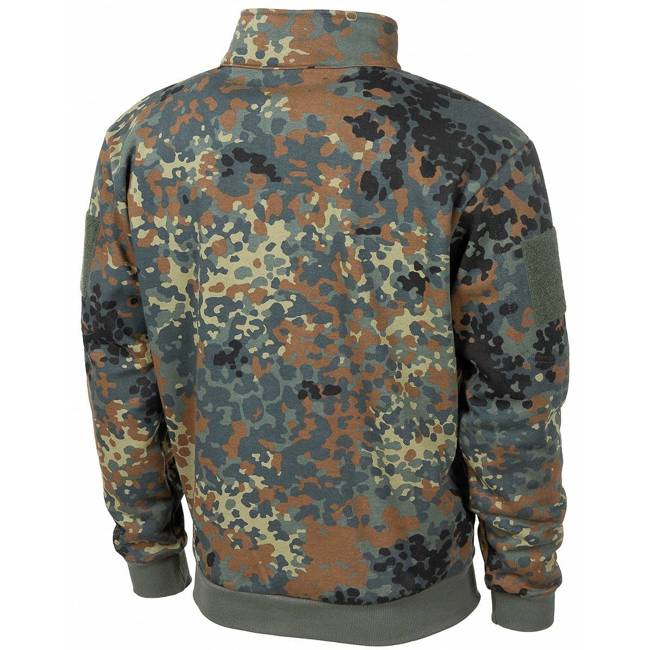 SWEATJACKET - "TACTICAL" - MFH - BW Camo