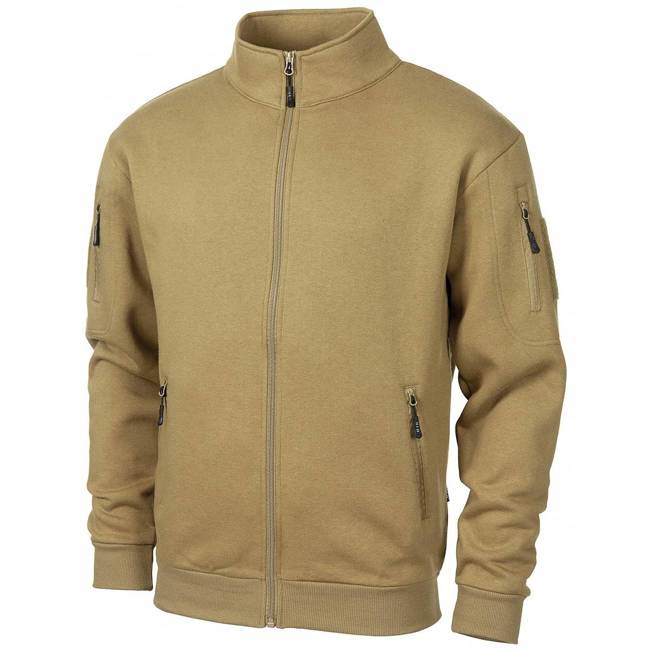 SWEATJACKET - "TACTICAL" - MFH - COYOTE TAN