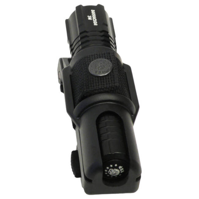 Swivelling holder for tactical flashlight - Black - LH-14