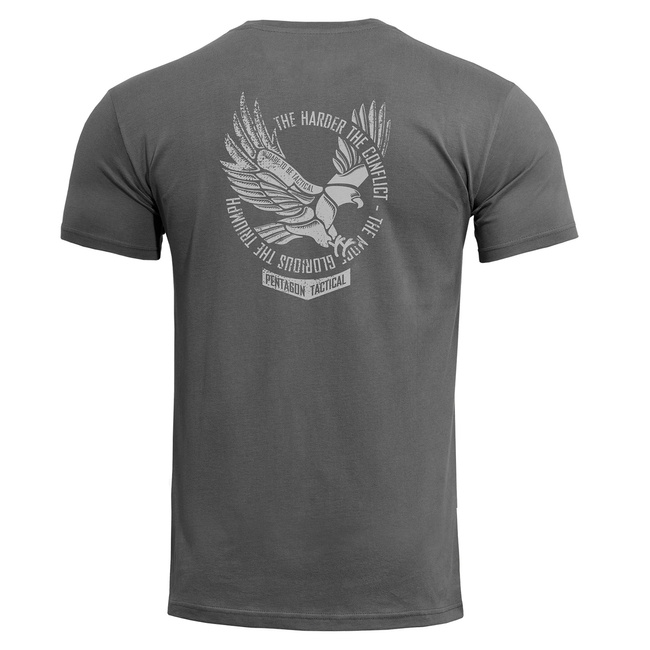 T-SHIRT - AGERON EAGLE - Pentagon® - WOLF GREY