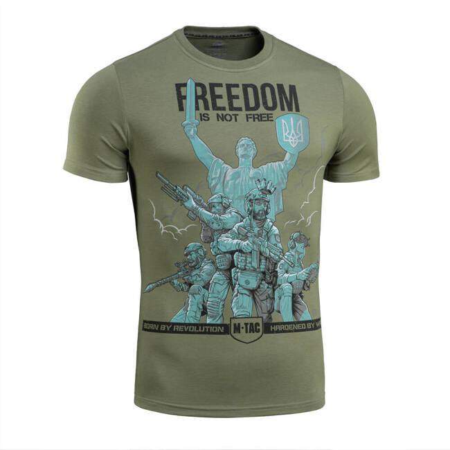 T-SHIRT FREEDOM - LIGHT OLIVE - M-TAC