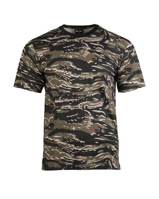 T-SHIRT - Mil-tec® - TIGER STRIPE