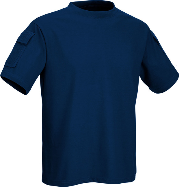 TACTICAL T-SHIRT WITH POCKETS - DEFCON 5® - NAVY BLUE