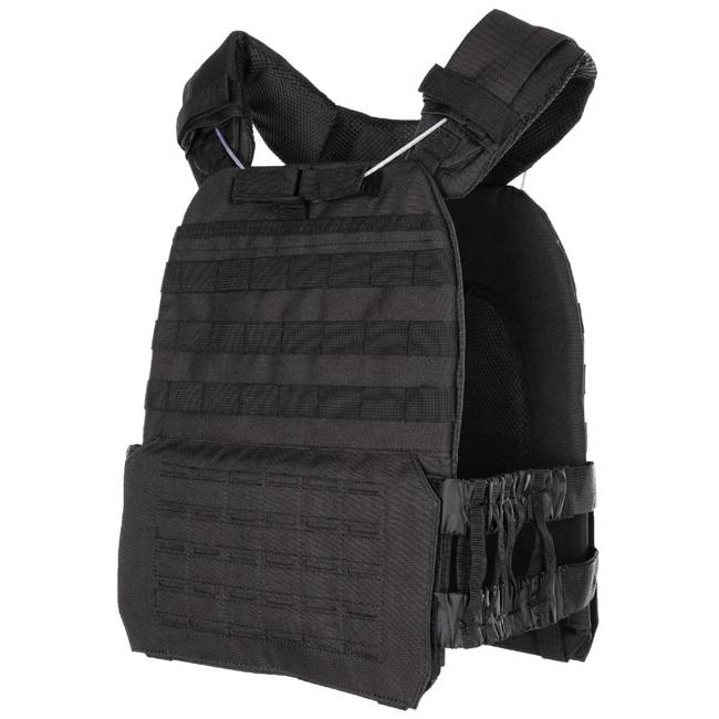 TACTICAL VEST - "LASER MOLLE" - MFH® - BLACK