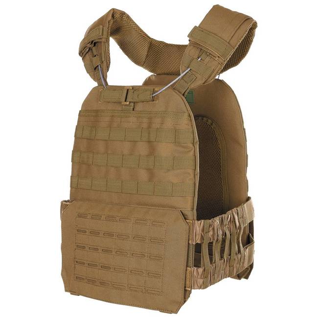 TACTICAL VEST - "LASER MOLLE" - MFH® - COYOTE TAN