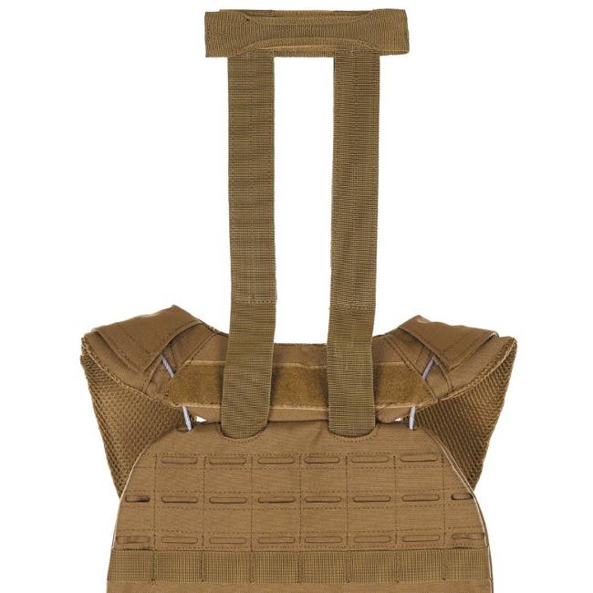 TACTICAL VEST - "LASER MOLLE" - MFH® - COYOTE TAN