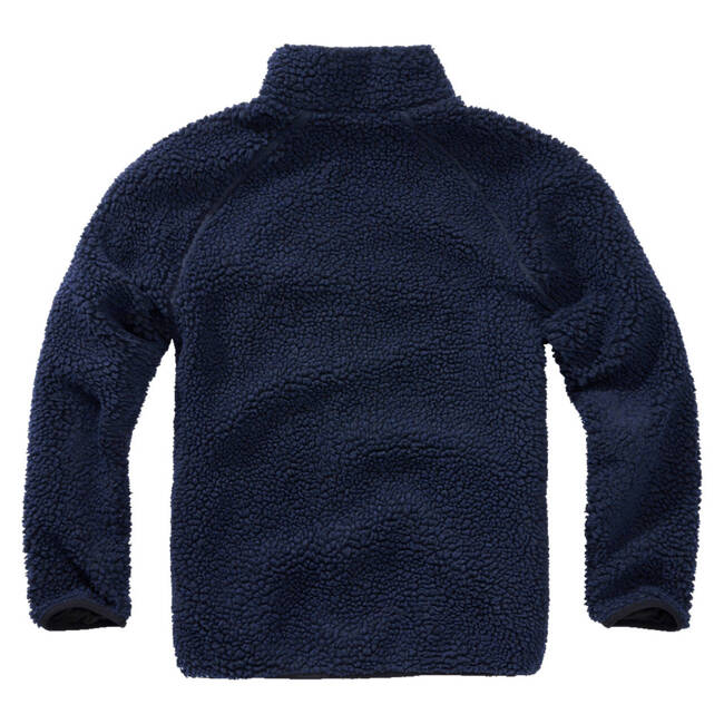 TEDDYFLEECE JACKET - NAVY BLUE - BRANDIT