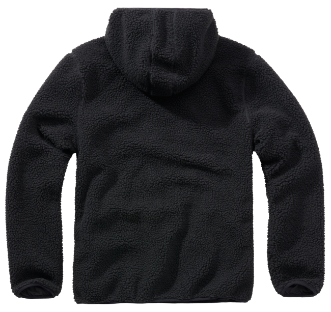 TEDDYFLEECE WORKER PULLOVER - BLACK - BRANDIT