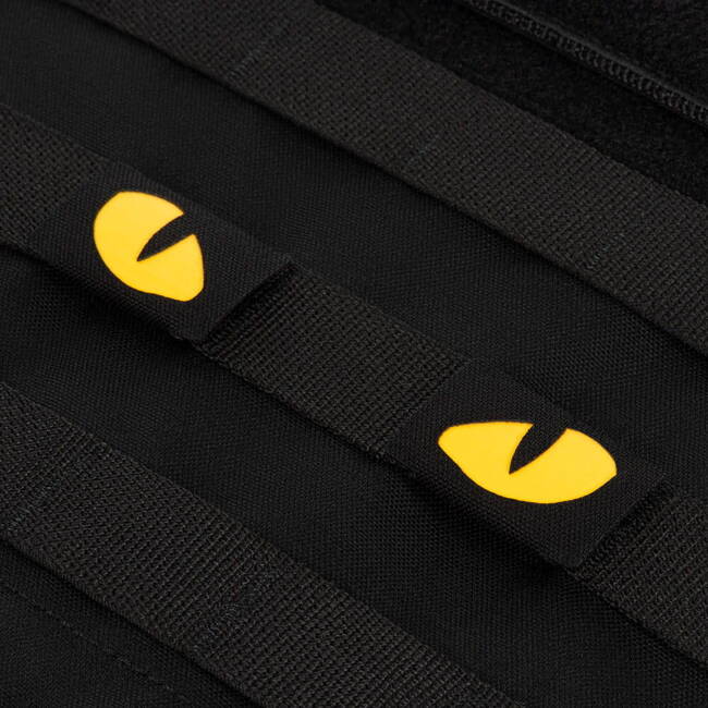 TIGER EYES LASER CUT PATCH (couple) - BLACK/YELLOW - M-TAC