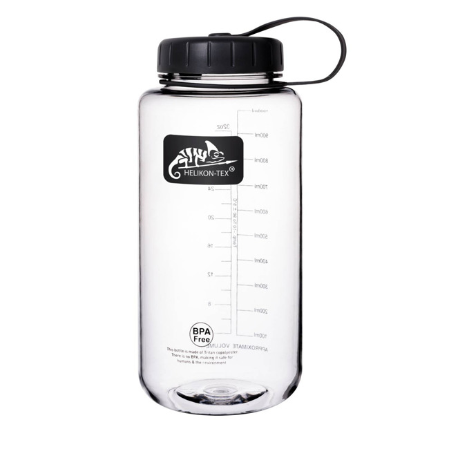 TRITAN™ BOTTLE - WIDE MOUTH - 1 LITER - Helikon-Tex® - CLEAR