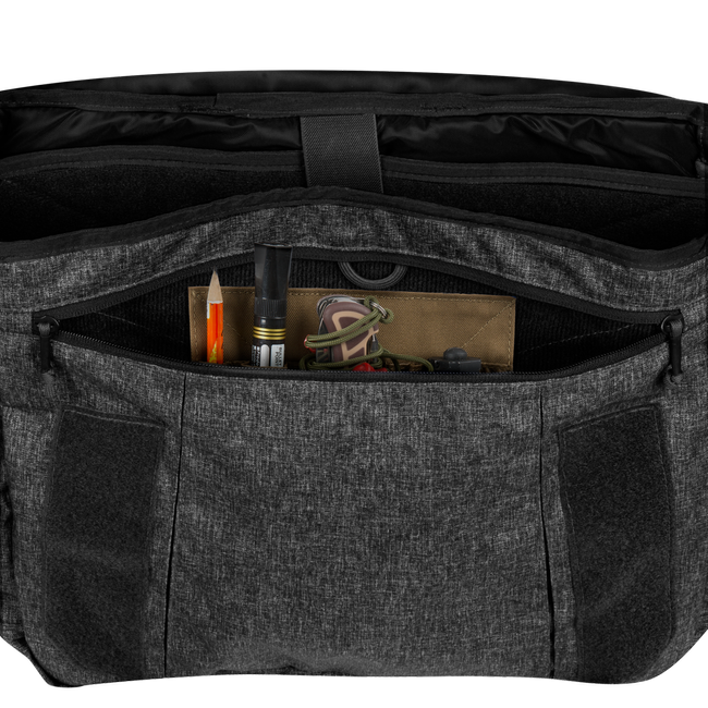 URBAN COURIER BAG® - MEDIUM - 9.5 L - Helikon-Tex® - BLACK-GREY MELANGE