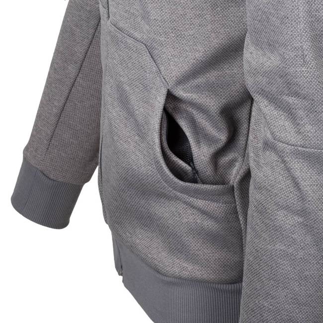 URBAN TACTICAL HOODIE (FULLZIP)® - GREY MELANGE - HELIKON