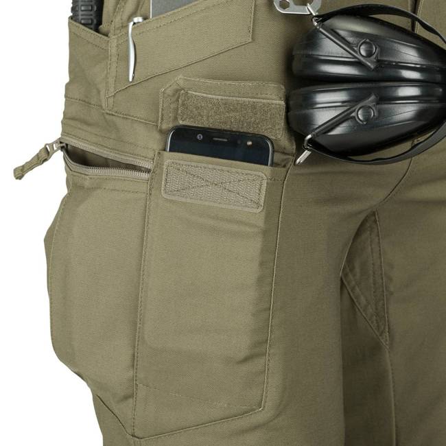 URBAN TACTICAL PANTS® - POLYCOTTON CANVAS - HELIKON® - KHAKI - SHORT