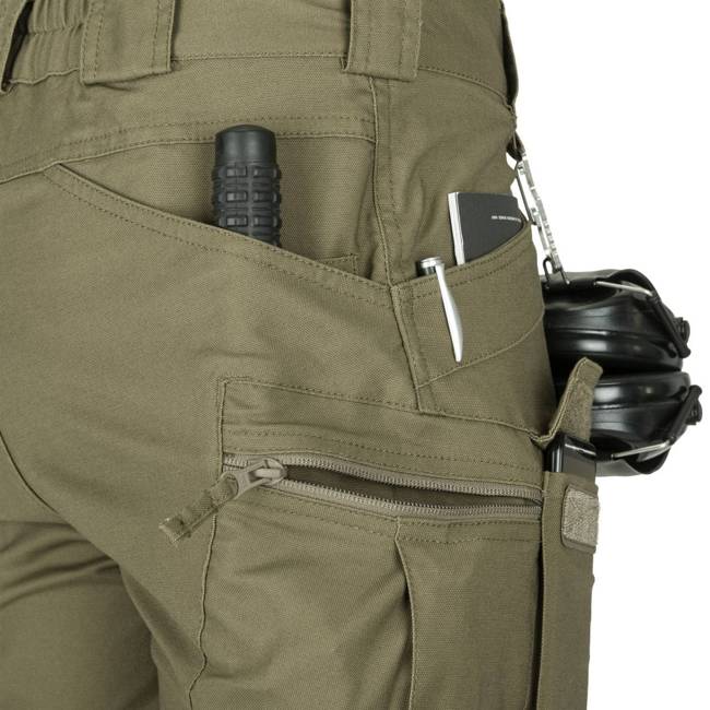 URBAN TACTICAL PANTS® - POLYCOTTON CANVAS - HELIKON® - KHAKI - SHORT