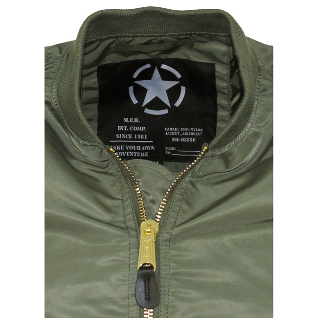 US AIRFORCE JACKET MA1 - OD GREEN - MFH