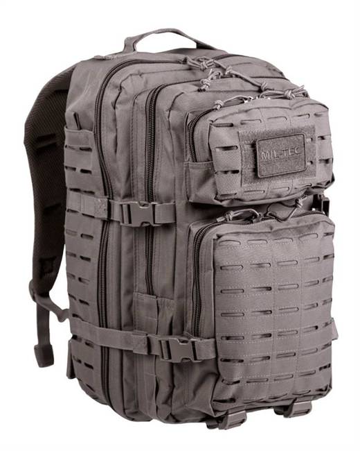 US ASSAULT BACKPACK - LASER CUT - 36 L - URBAN GREY