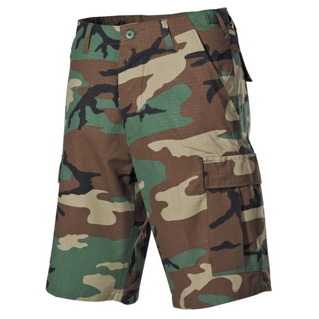 US BDU BERMUDA - MFH® - WOODLAND 