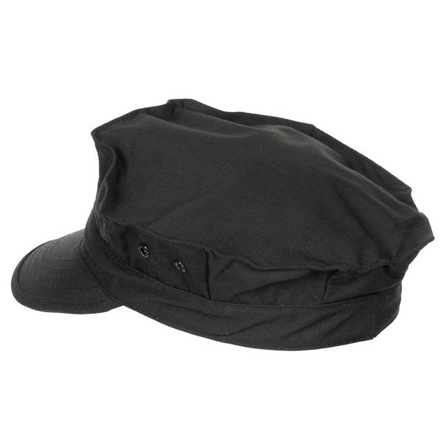 US CAP "USMC" - MFH® - BLACK