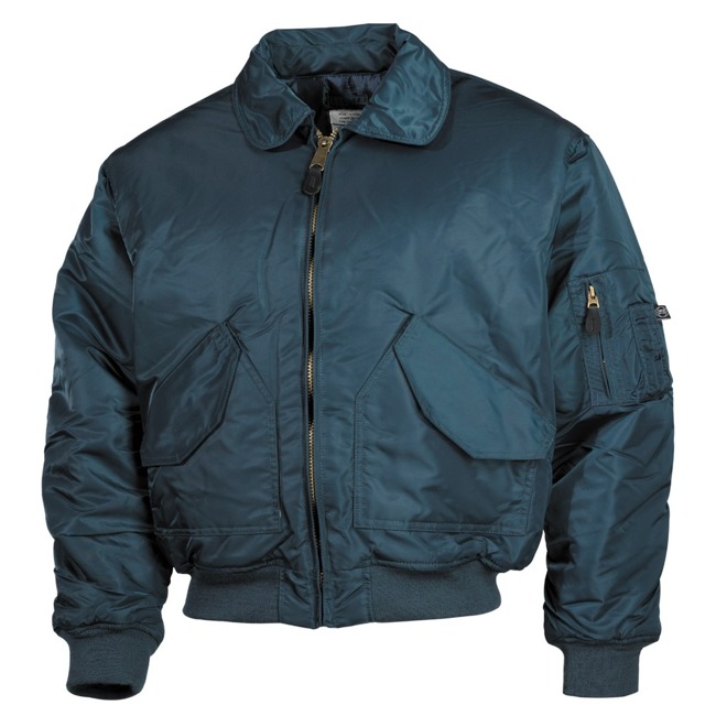 US CWU COLD WEATHER UNIFORM FLIGHT JACKET - MFH® - NAVY BLUE