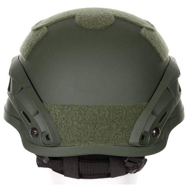 US Helmet, "MICH 2002", OD green, ABS-plastic, rails