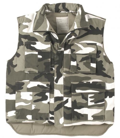 US RANGER VEST LINED IMPORT URBAN CAMO