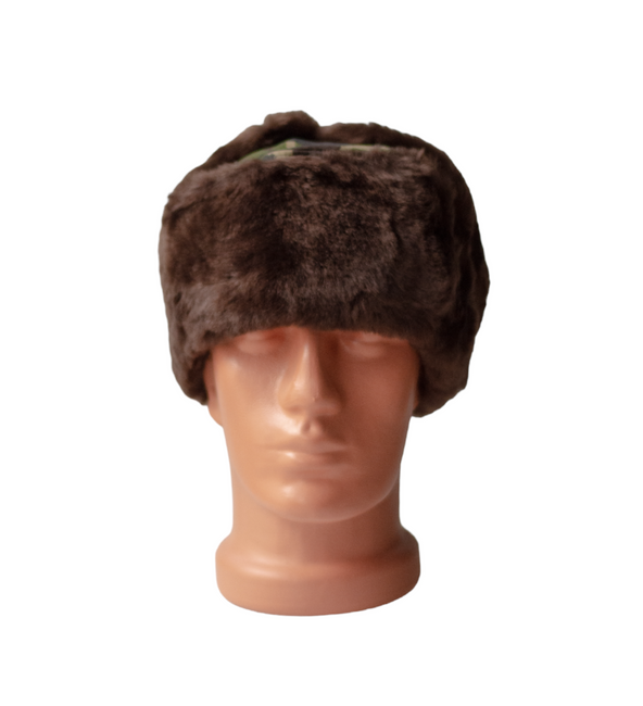 USHANKA MILITARY CAP - RIPSTOP DPM CAMO - MILITARY SURPLUS ROMANIAN ARMY - NEW