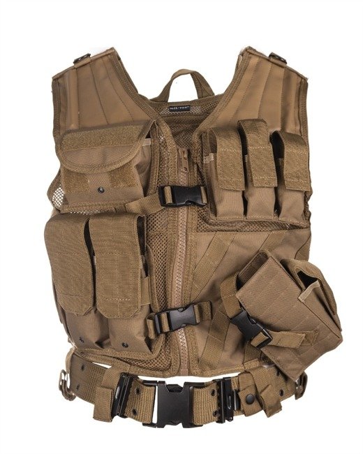 USMC Coyote COMBAT VEST WITH BELT Coyote | Military Tactical \ Tactical ...