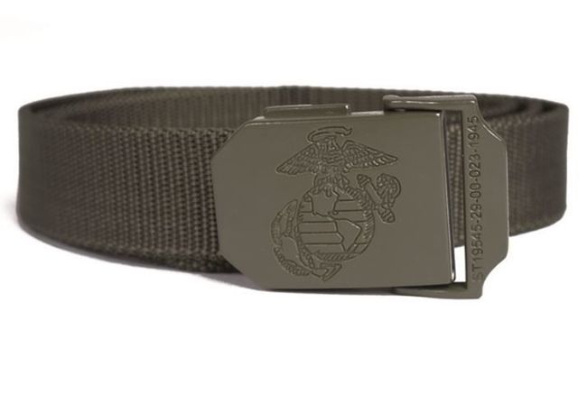 USMC OD 30 MM WEB BELT