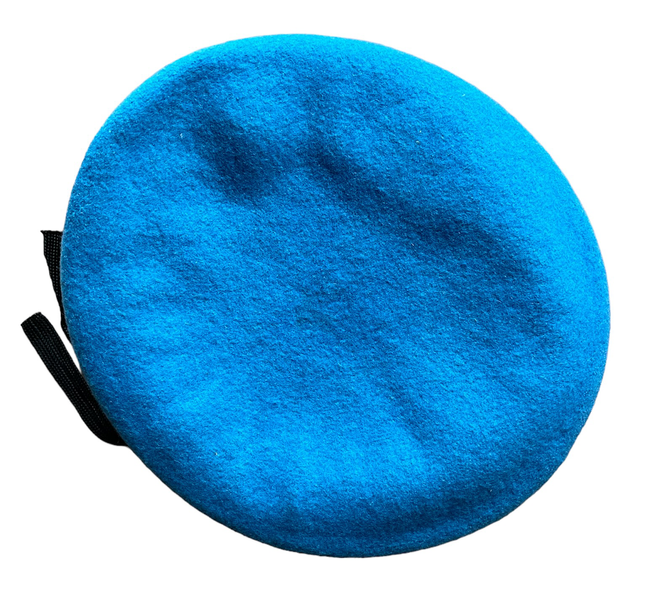 VELCRO BERET - LECTER TACTICAL - BLUE - TEXTILE - MAPN