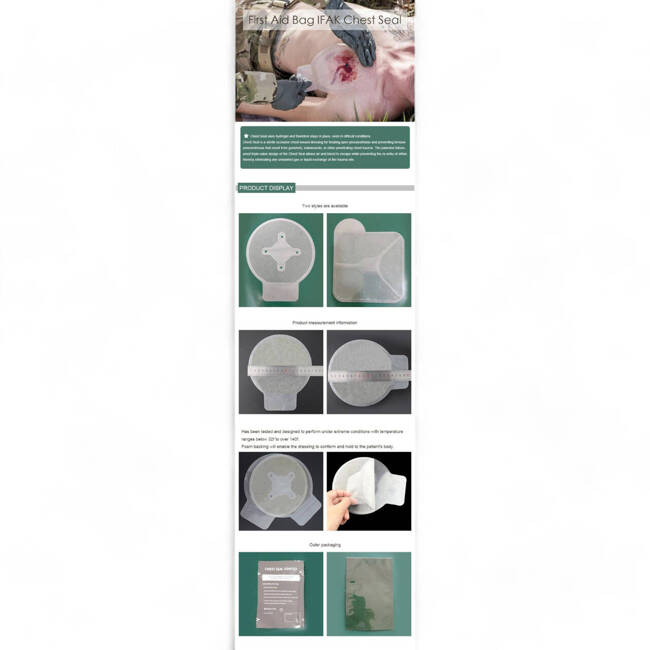 Ventilated chest seal for emergency wound care 