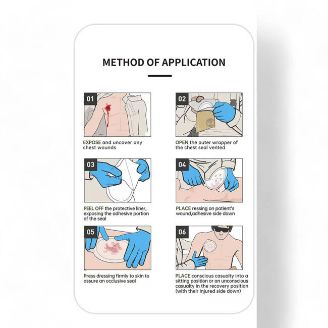 Ventilated chest seal for emergency wound care 