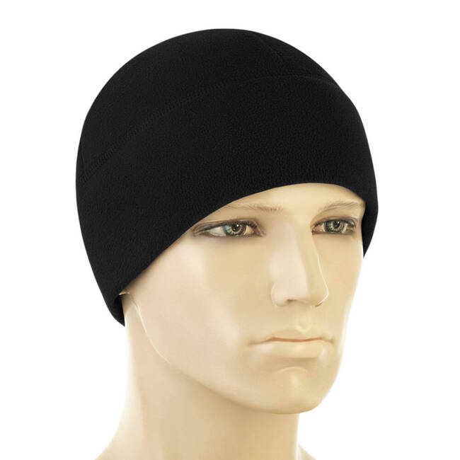 WATCH FLEECE HAT - ELITE BEANIE HAT (320g/m ) WITH SLIMTEX - BLACK - M-TAC