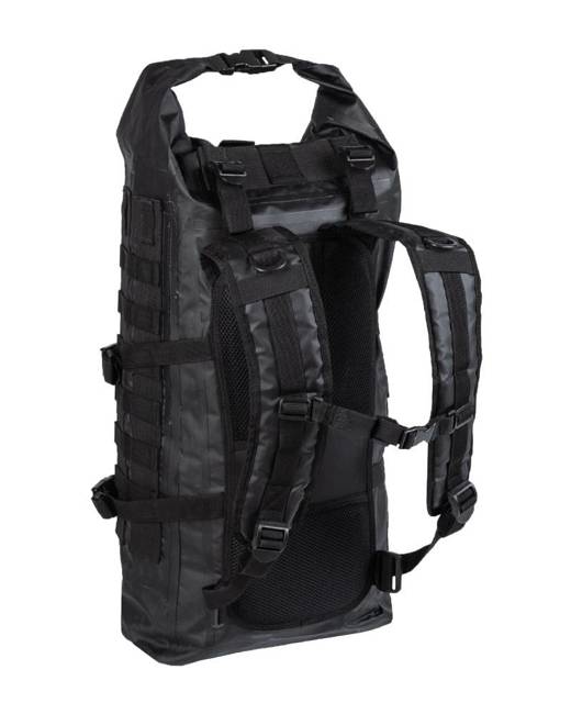 WATERPROOF TACTICAL BACKPACK - "DRY-BAG" - 35 L - Mil-Tec® - BLACK