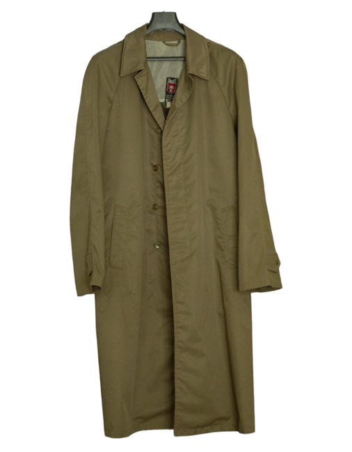 WATERPROOF TRENCH COAT - ROMANIAN ARMY MILITARY SURPLUS - LIKE NEW - OLIVE