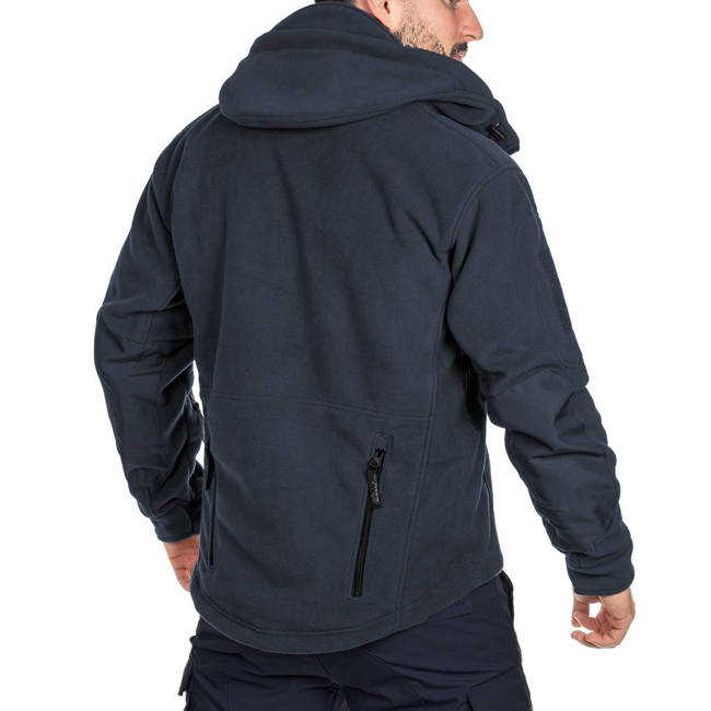 WINTER FLEECE JACKET - "PATRIOT" - HELIKON TEX® - NAVY BLUE - WITH EMBLEMS - JANDARMERY