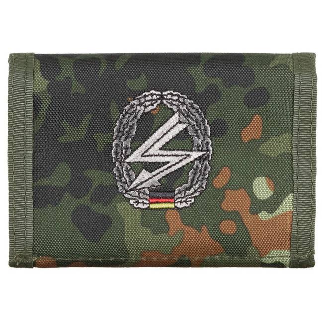 Wallet, BW camo, w/emb, logo B