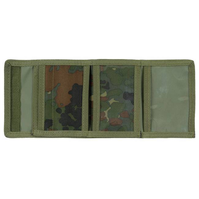 Wallet, BW camo, w/emb, logo I