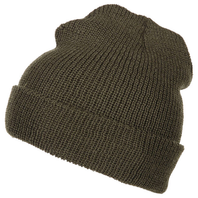 Watch cap - 100% wool - Olive - Fostex