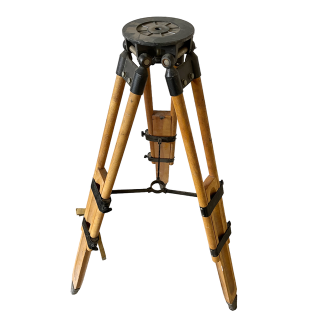 Wooden Tripod Sliding Tripod Telescopic for Camera Vintage