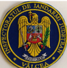 Emblema Inspectoratul de jandarmi judetean Valcea, emblema IJJ VALCEA, cu aplicare termică