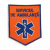 Emblema ambulanta maneca, fara numele judetului cu aplicare velcro (cu scai)